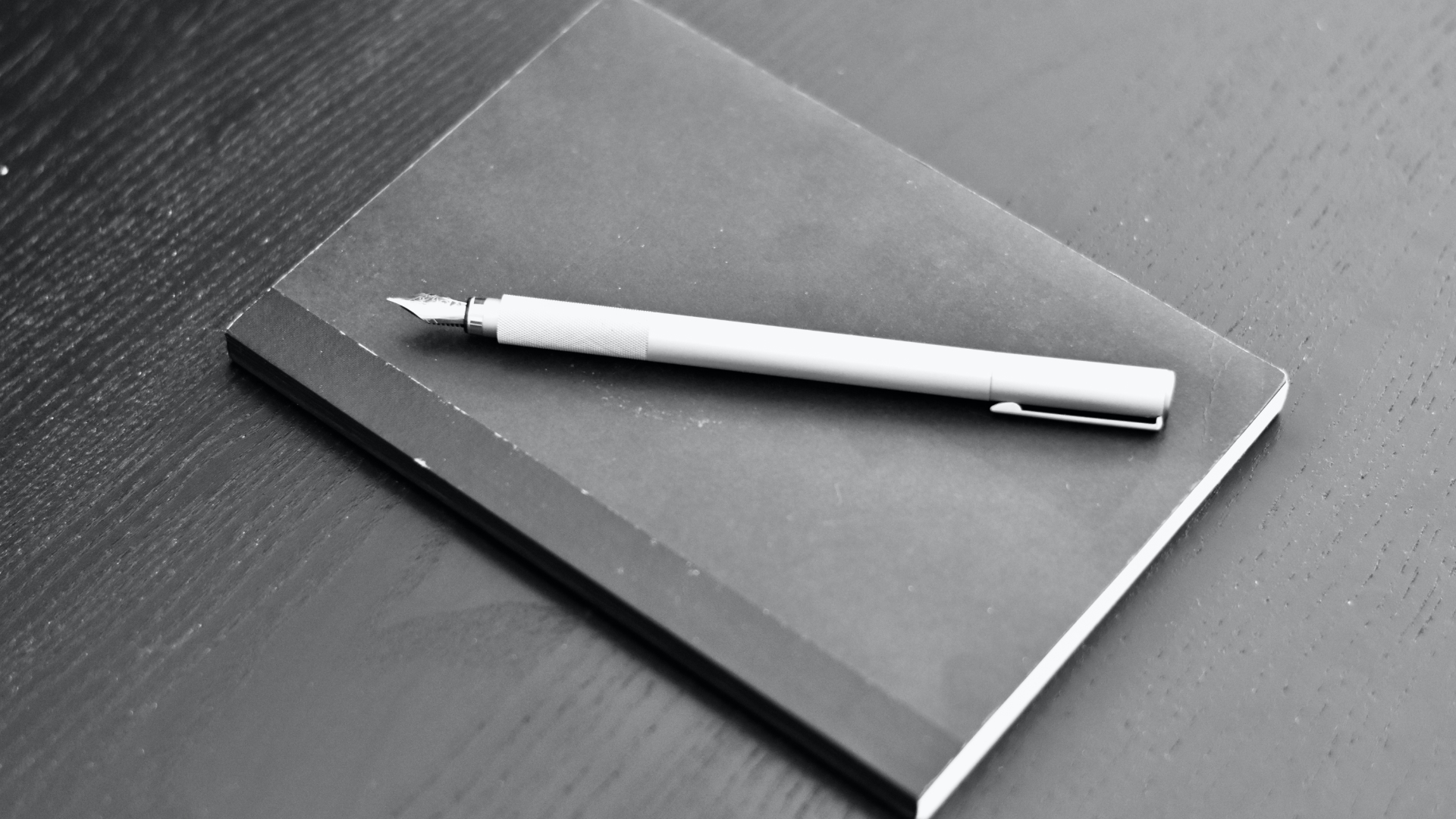 MUJI fountain pen and notebook