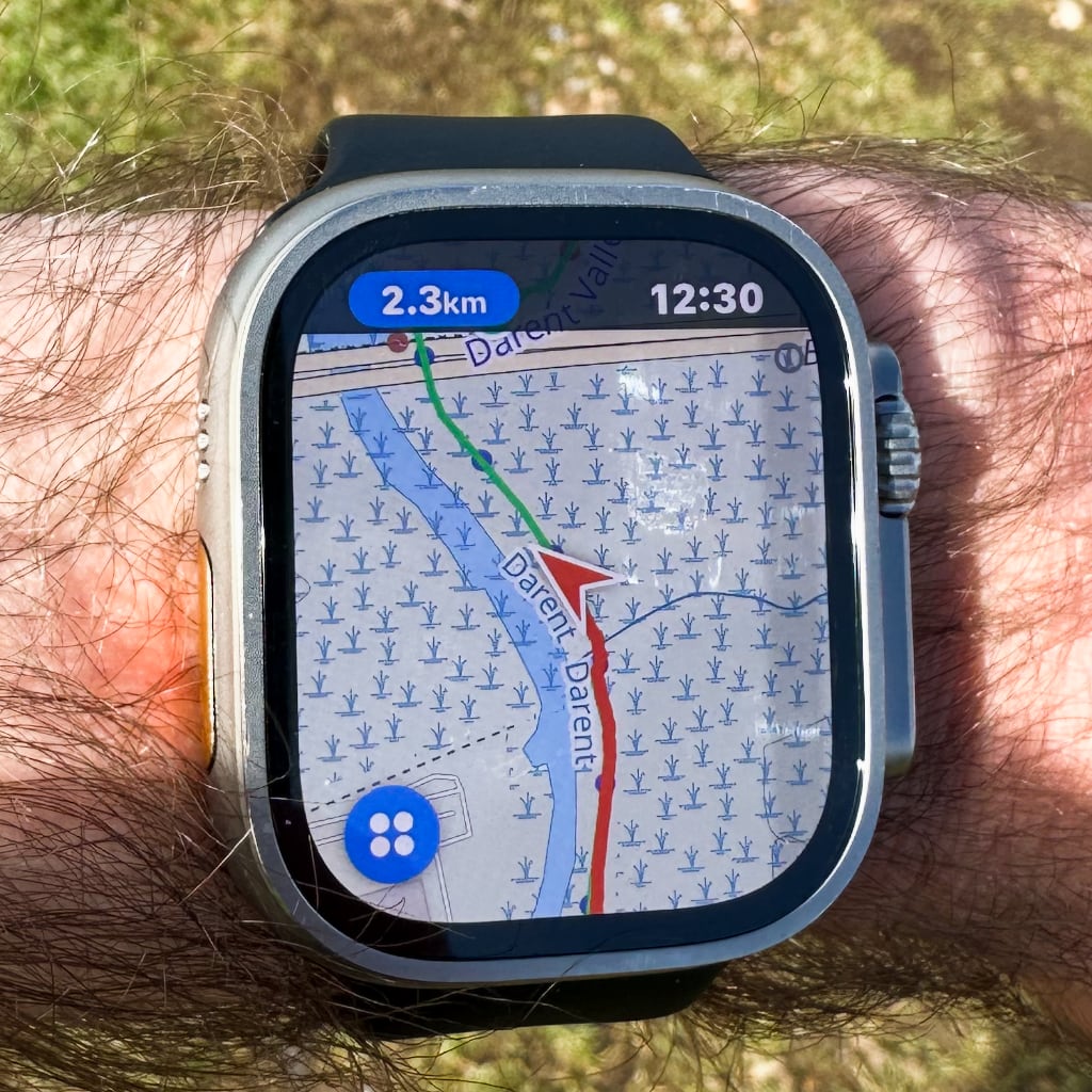 Pedometer++ on Apple Watch Ultra